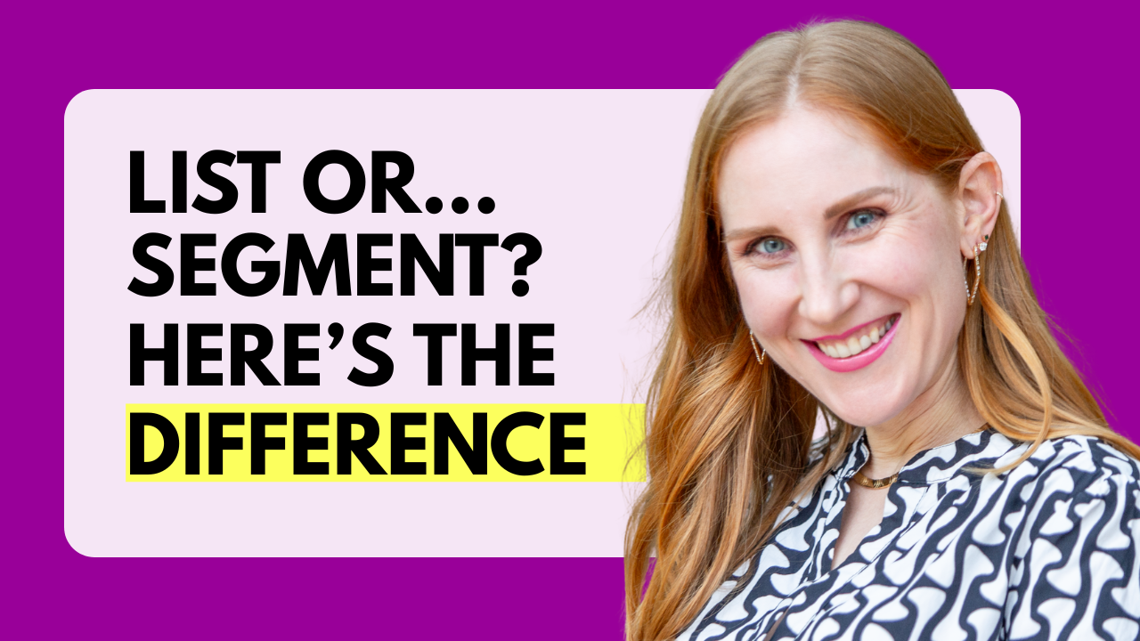 Difference between lists and segments