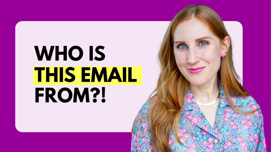 Who Is This Email From?
